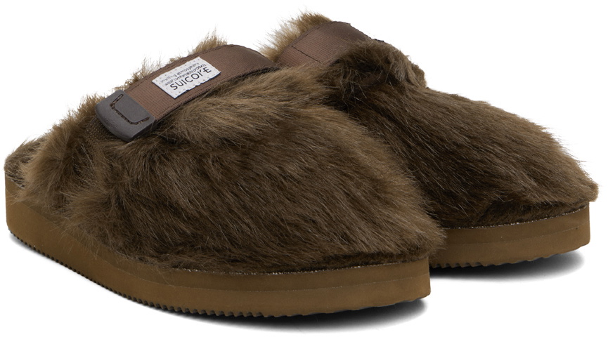 SUICOKE Brown ZAVO-2EU Slippers