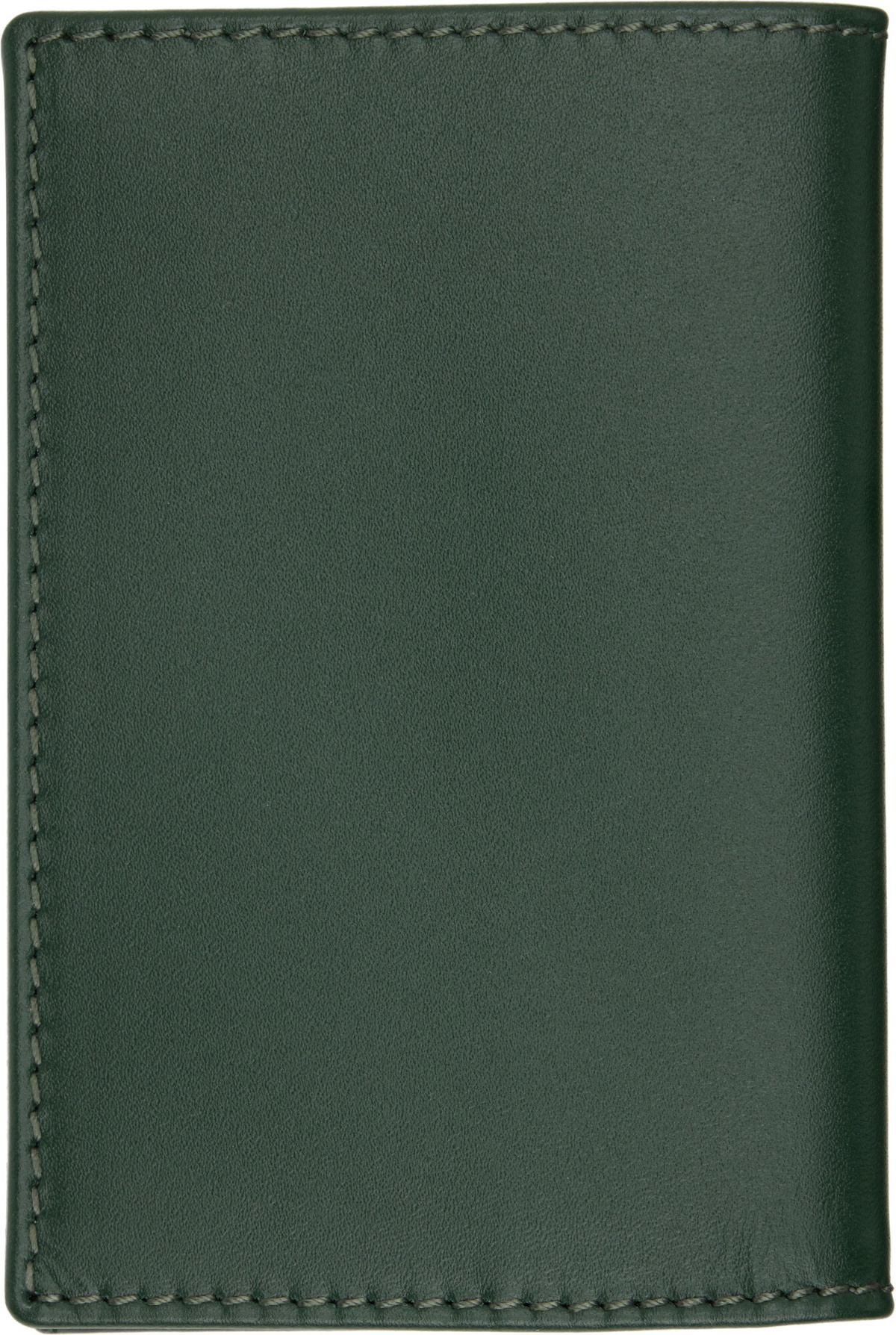 COMME des GARÇONS WALLETS Green Classic Leather Line Card Holder