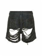RICK OWENS DRKSHDW Geth Distressed Shorts