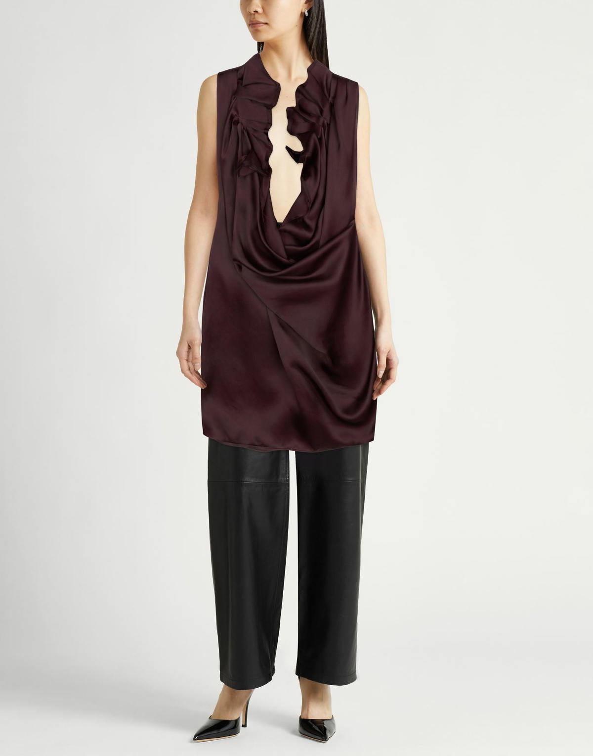 Khaite Womens Top Chocolate in Brown