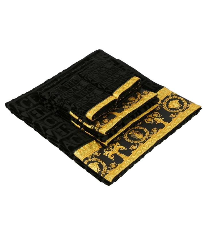 Photo: Versace Home Versace Allover set of 5 terry towels