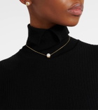 Burberry EKD gold-plated freshwater pearl chain necklace