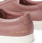 Common Projects - Achilles Pebble-Grain Leather Sneakers - Burgundy