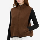 Nothing Written Women's Dicky Zip-Up Vest in Camel