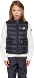 Moncler Enfant Kids Navy Gui Down Vest