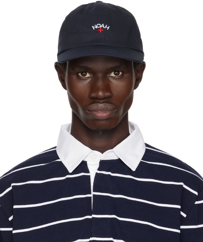 Photo: Noah Navy Classic Core Logo 6-Panel Cap