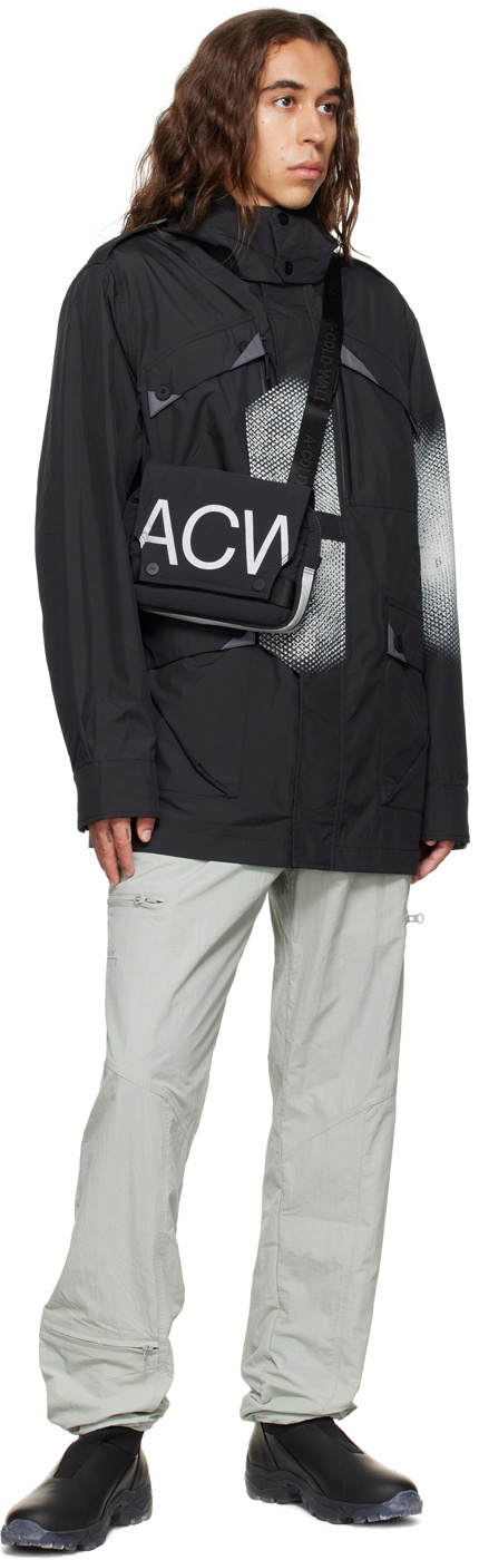 A-COLD-WALL* Black Stria Messenger Bag