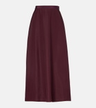 Fforme Carina satin maxi skirt