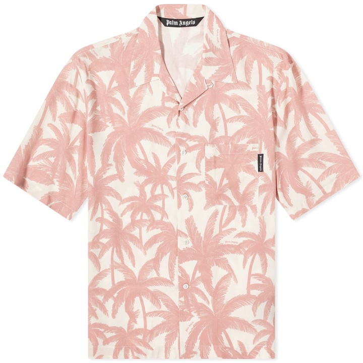 Photo: Palm Angels Men's Vacation Shirt in Pink