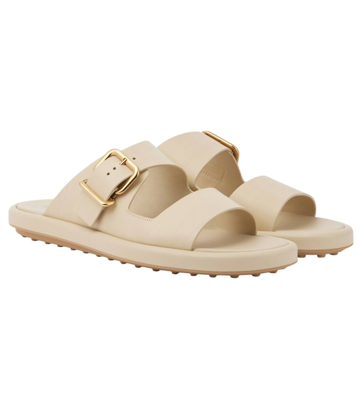 TOD’S leather Velcro Sandals shoes black 38