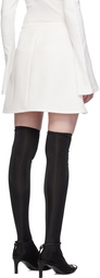 Courrèges White Ellipse Miniskirt