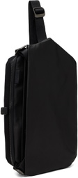 Côte&Ciel Black Riss Coated Canvas Pouch