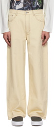 Perks and Mini Beige Alto Jeans