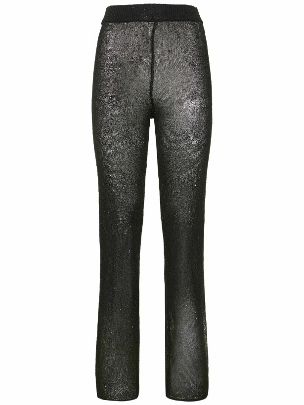 Photo: REMAIN - Sequined Knit Flared Pants