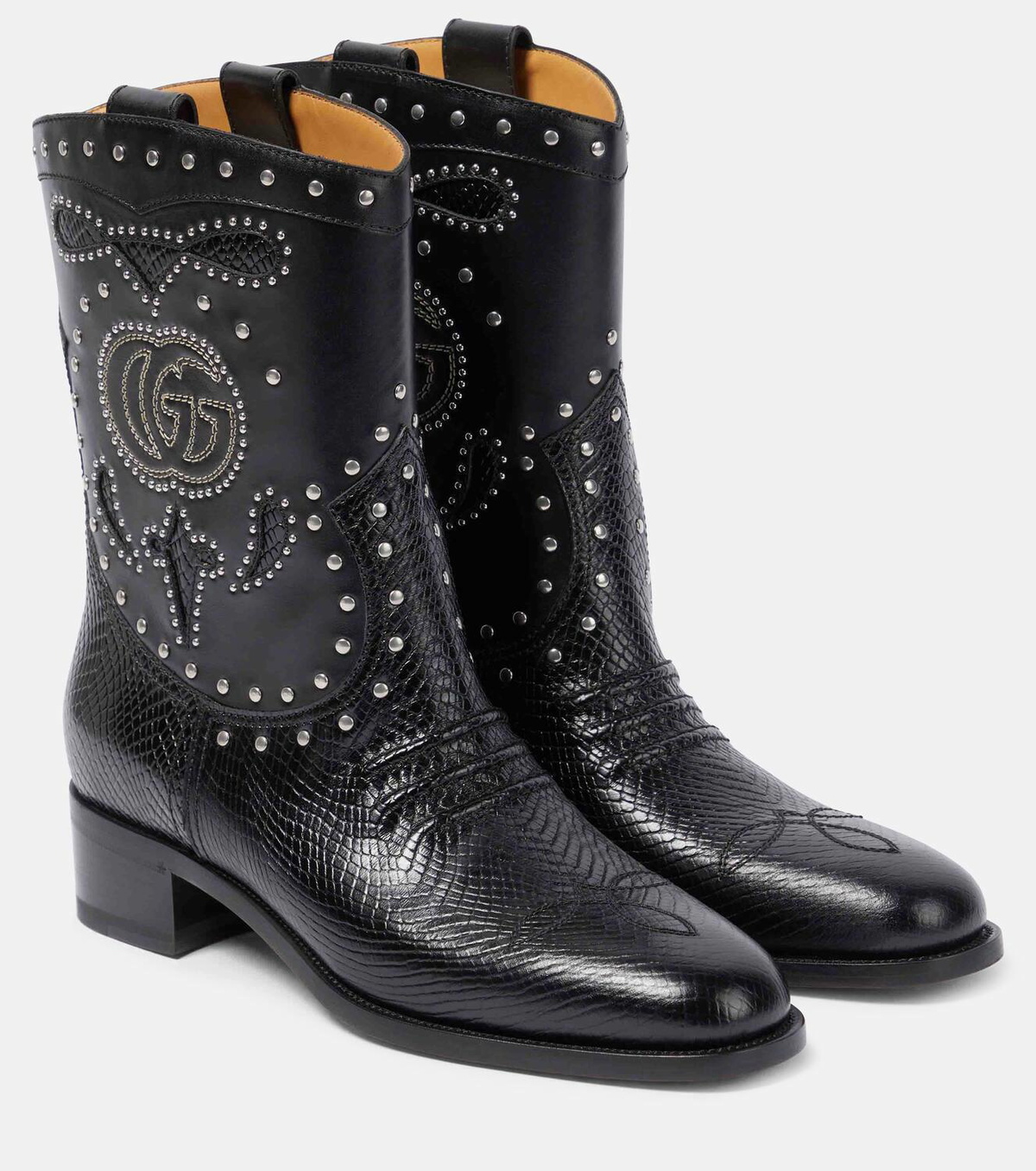 Gucci cowboy boots post malone best sale