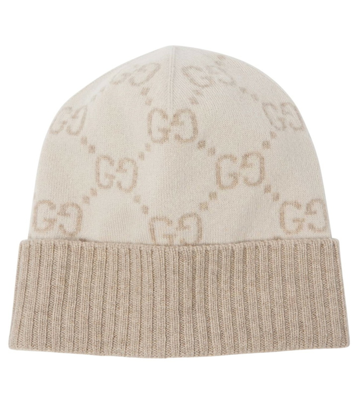Photo: Gucci GG cashmere jacquard beanie