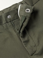 NN07 - Theo Tapered Stretch Organic Cotton-Twill Chinos - Green