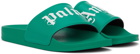 Palm Angels Green Pool Slides