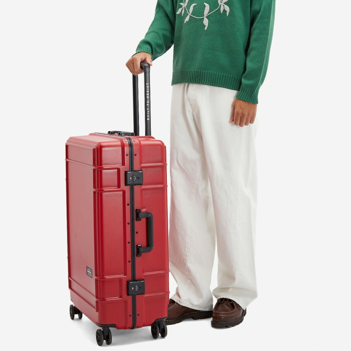 Eastpak Resist r Luggage Case Large in Fire Red Eastpak