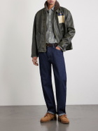 RRL - Leather Jacket - Green