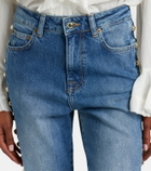 Simkhai Amelia studded straight jeans