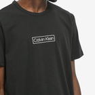 Calvin Klein Men's Box Logo T-Shirt in Black