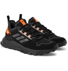 Adidas Sport - Terrex Hikster Low Ripstop, Suede and Leather Hiking Sneakers - Black