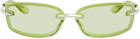 BONNIE CLYDE Green Bambi Sunglasses