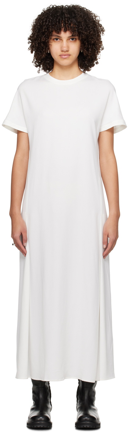 Studio Nicholson Off-White Zip Maxi Dress Studio Nicholson