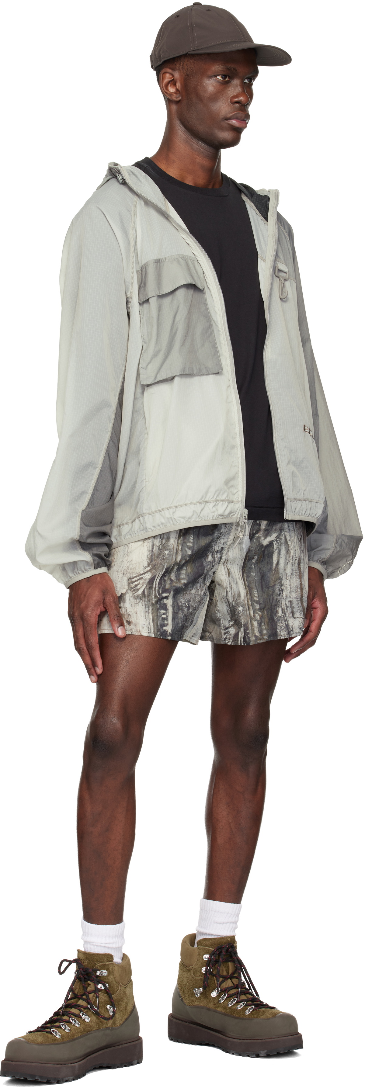 RCOS Taupe Griffith NR Running Shorts