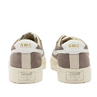Stepney Workers Club Men's Dellow Suede S-Strike Sneakers in Grey/White