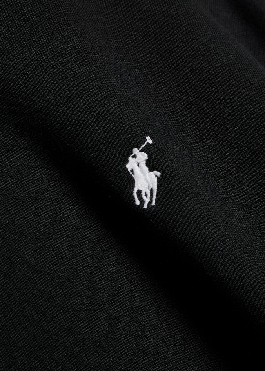 Polo Ralph Lauren Logo-embroidered Cotton-blend Sweatshirt Black