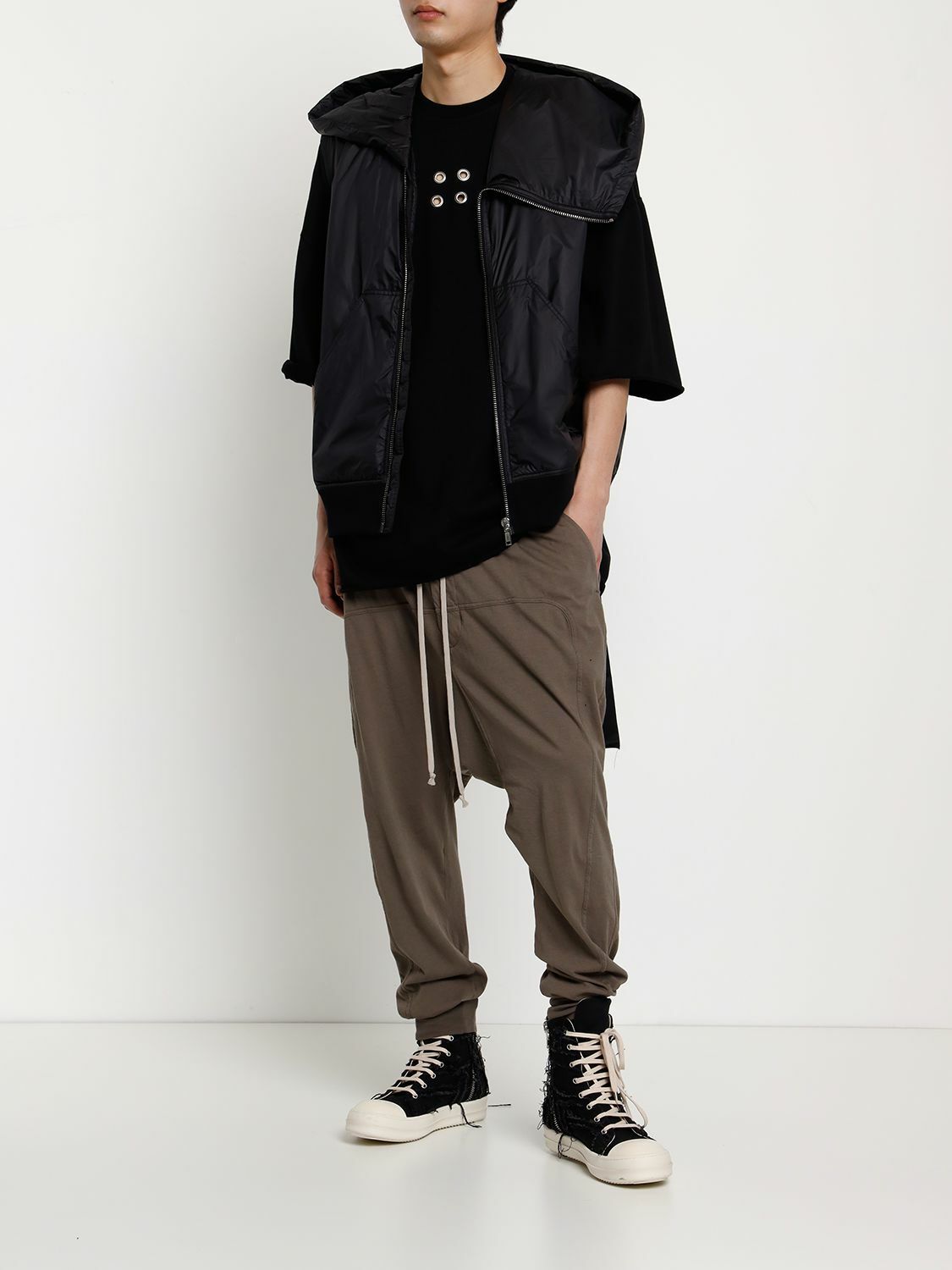 RICK OWENS DRKSHDW Prisoner Drawstring Trousers Rick Owens Drkshdw