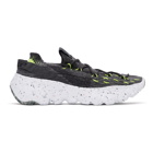 Nike Grey and Green Space Hippie 04 Sneakers
