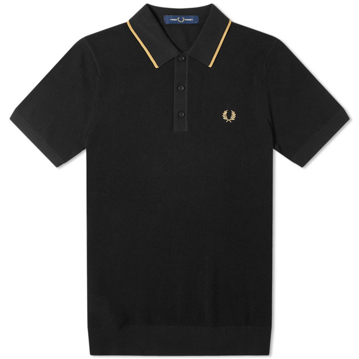 Photo: Fred Perry Authentic Knitted Twin Tipped Polo