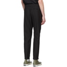 PS by Paul Smith Black Wool Elastic Waist Trousers