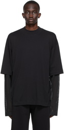 Dries Van Noten Black Cotton T-Shirt