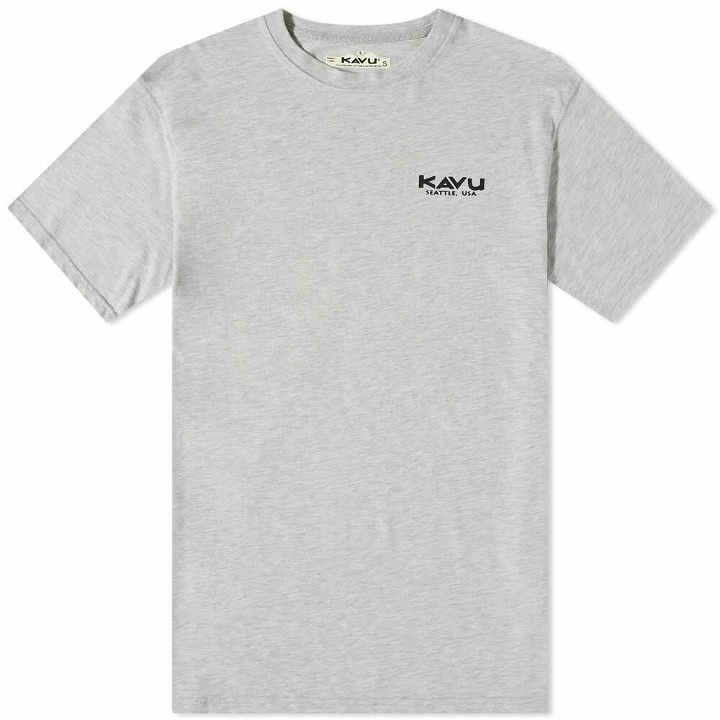 Photo: KAVU Men's Klear Above T-Shirt in Grey Marl