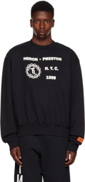 Heron Preston Black Medieval Sweatshirt