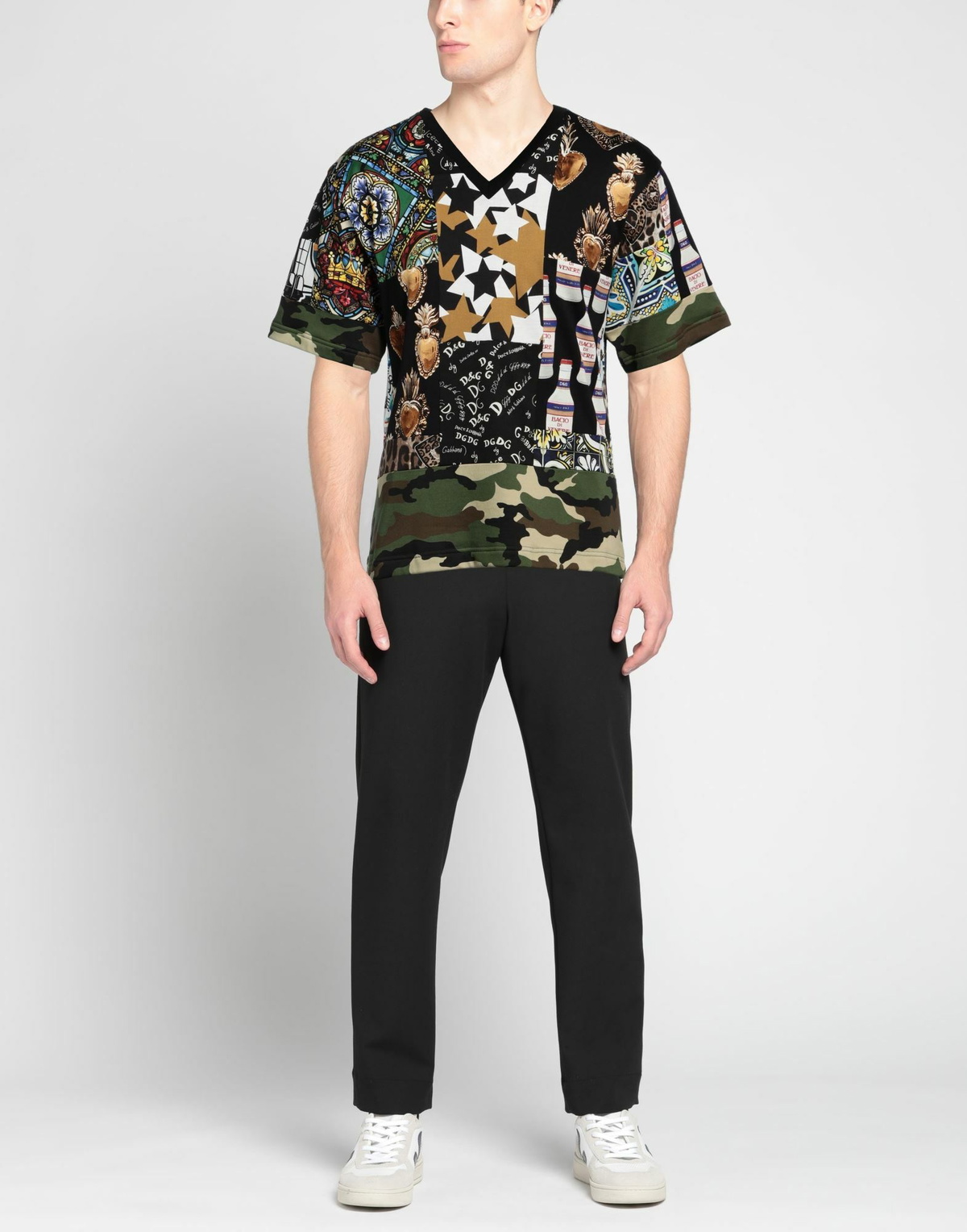 Dolce & gabbana Mens T-shirt in Black
