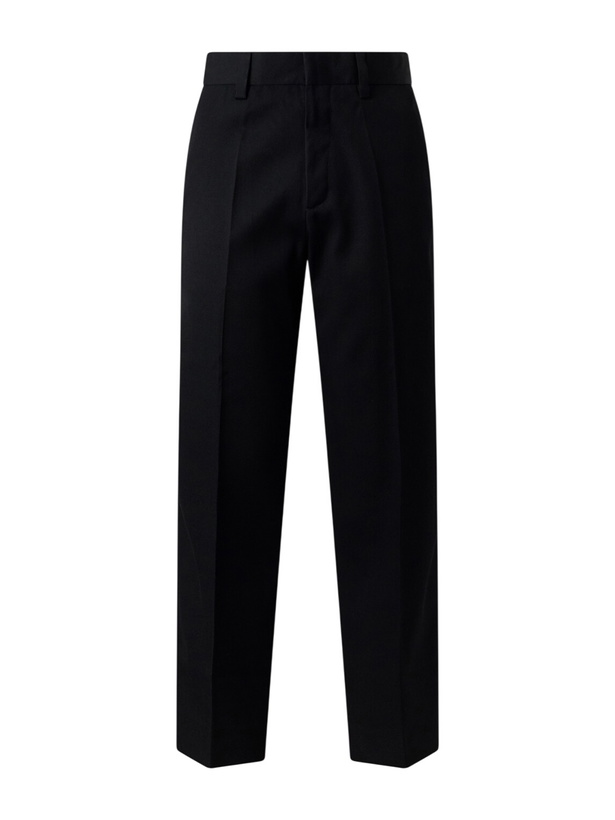 Photo: Enfants Riches Déprimés - Henri's Everyday Straight-Leg Virgin Wool-Twill Trousers - Black