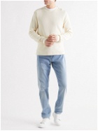 Theory - Balena Waffle-Knit Organic Cotton-Blend Sweater - Neutrals
