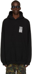 Balenciaga Black Boxy Barcode Medium Fit Hoodie