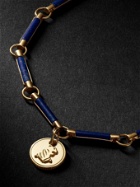 Foundrae - 18-Karat Gold Lapis Lazuli Bracelet