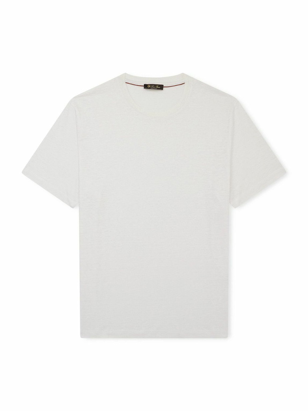 Photo: Loro Piana - Linen T-Shirt - White