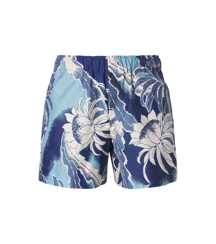 Photo: JW Anderson Floral cotton swim trunks