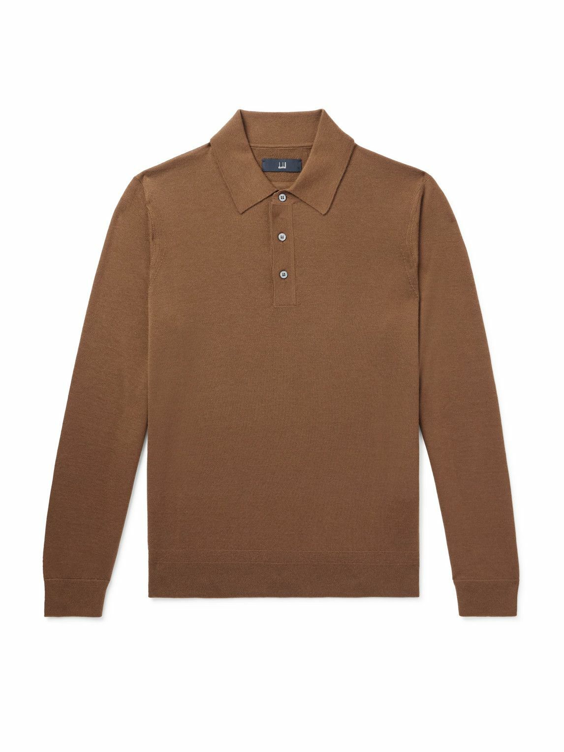 Dunhill - Slim-Fit Cashmere Polo Shirt - Brown