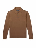 Dunhill - Slim-Fit Cashmere Polo Shirt - Brown