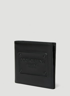 Logo Embossed Wallet in Black