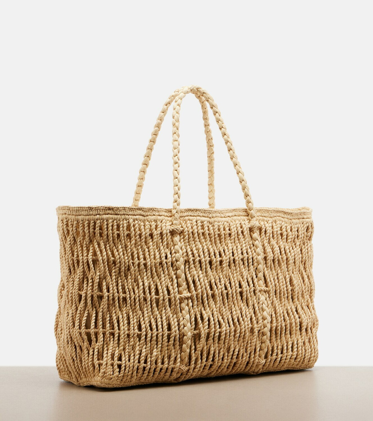 The Row Georgica Large raffia tote bag